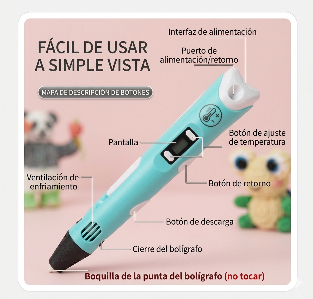 Bolígrafo 3D Mágico KidsHoney™